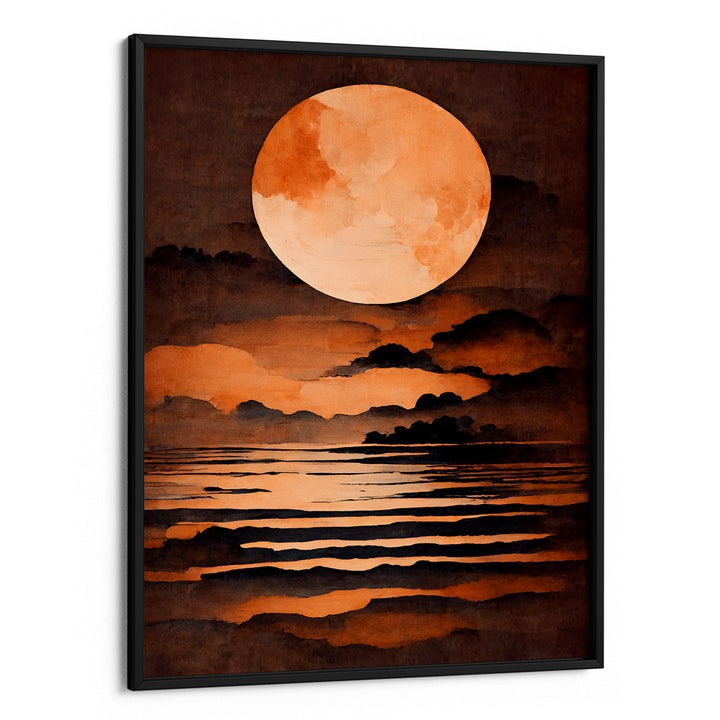 Full Moon Landscape Wall Art Painting Scenery Painting