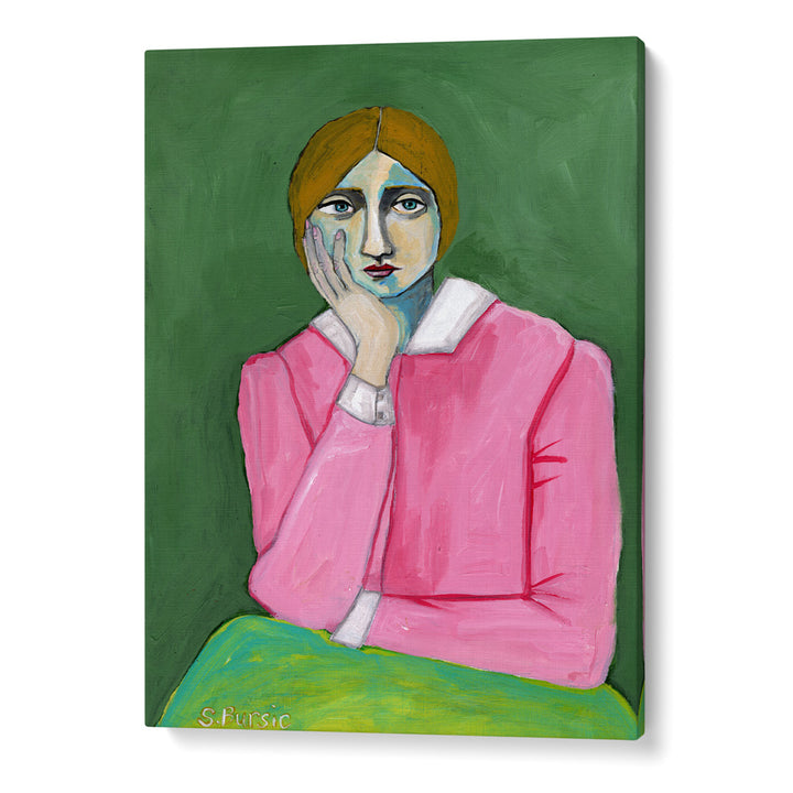 Vintage Lady In Pink