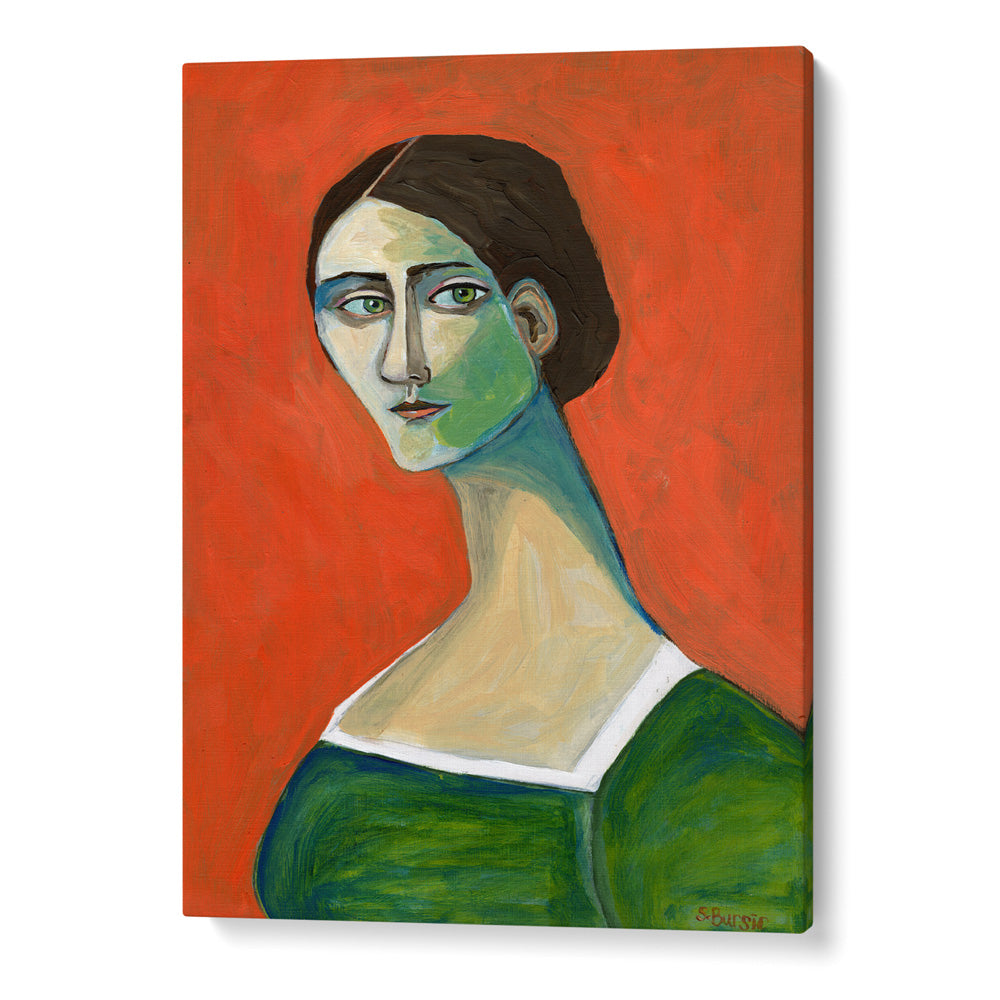 Vintage Woman In Green