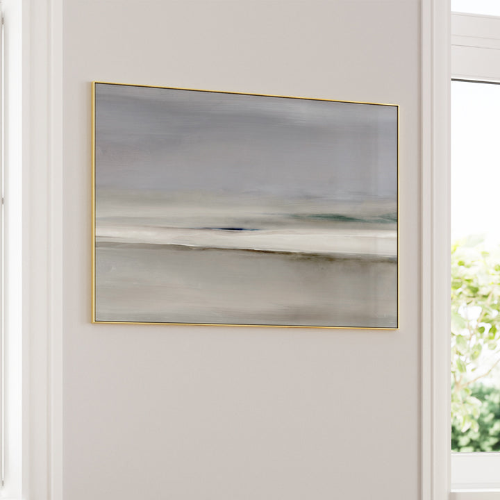 Horizon Abstract Artwork-Gold Metal Frame-Nook At You