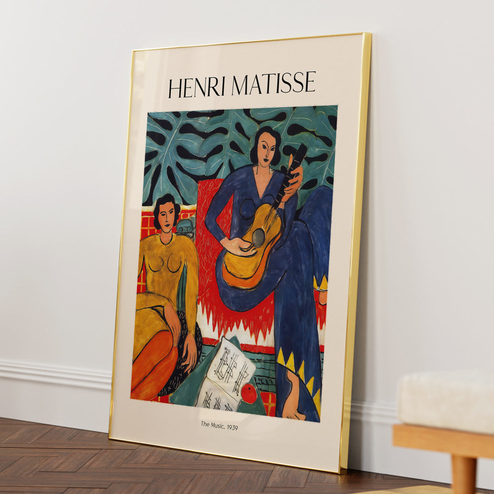 Henri Matisse's The Music (1939) Famous Paintings