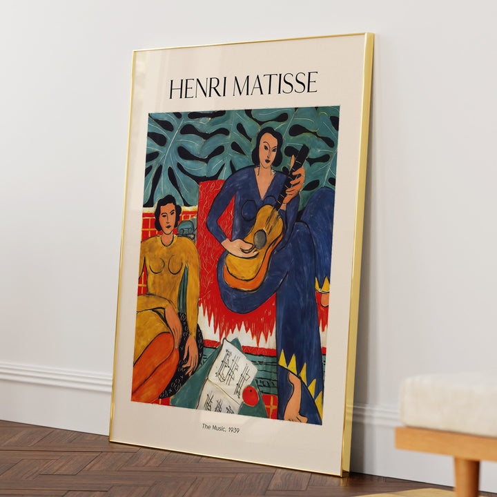 Henri Matisse's The Music (1939) Famous Paintings