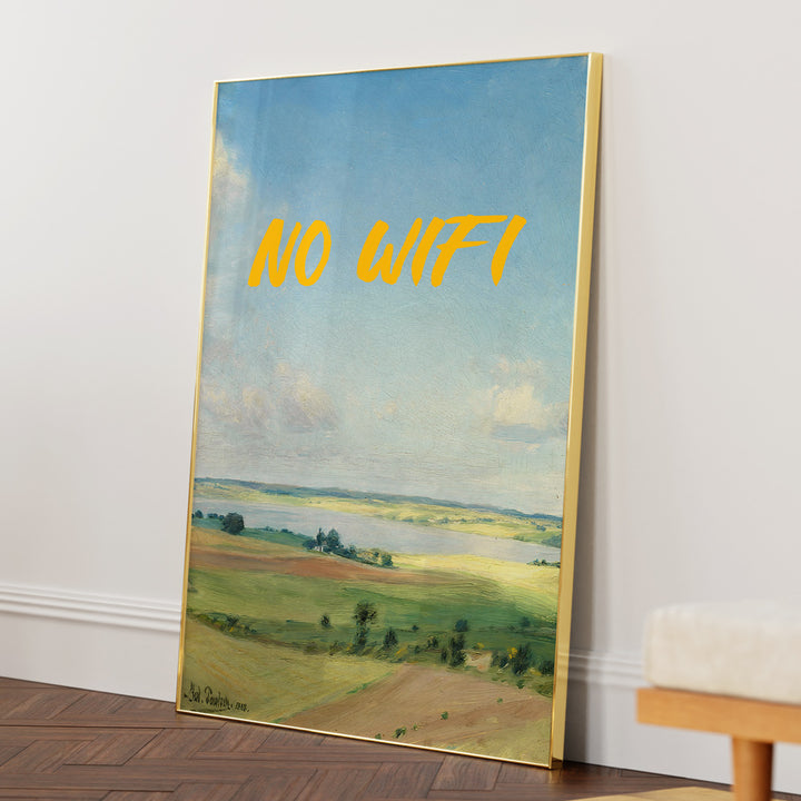 No Wifi Landscape Wall Art Painting Scenery Painting