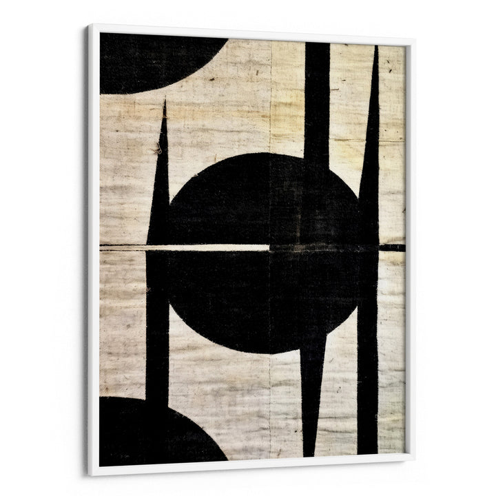 Fixed Circle Abstract Painting-White Frame-Nook At You
