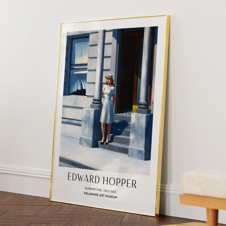 Edward Hopper - Summertime Exhibition Poster