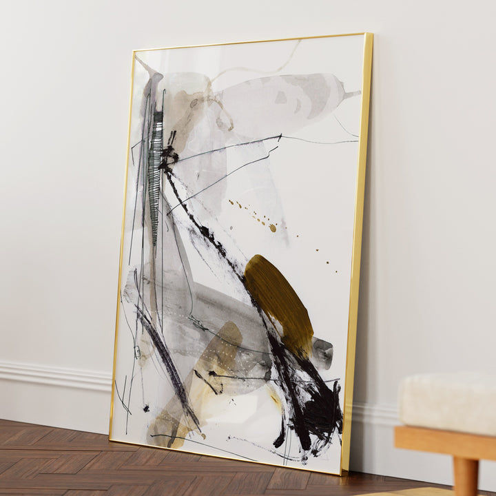 Lighthouse Canvas Painting-Gold Metal Frame-Nook At You