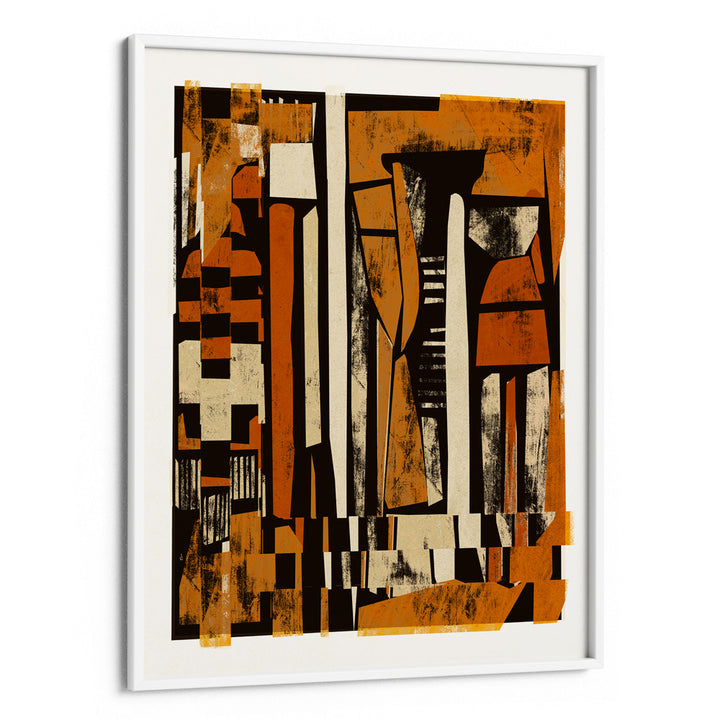Small Pieces Abstract Painting-White Frame-Nook At You
