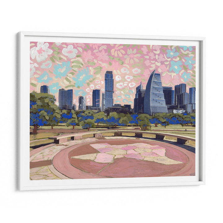 Pink Metropolitan Landscape Art