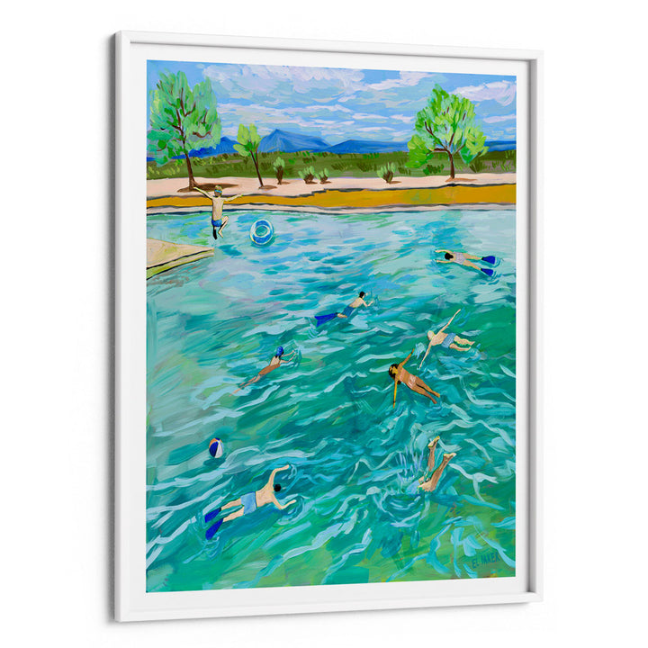 Nature's Swimming Pool Landscape Wall Art Painting Scenery Painting