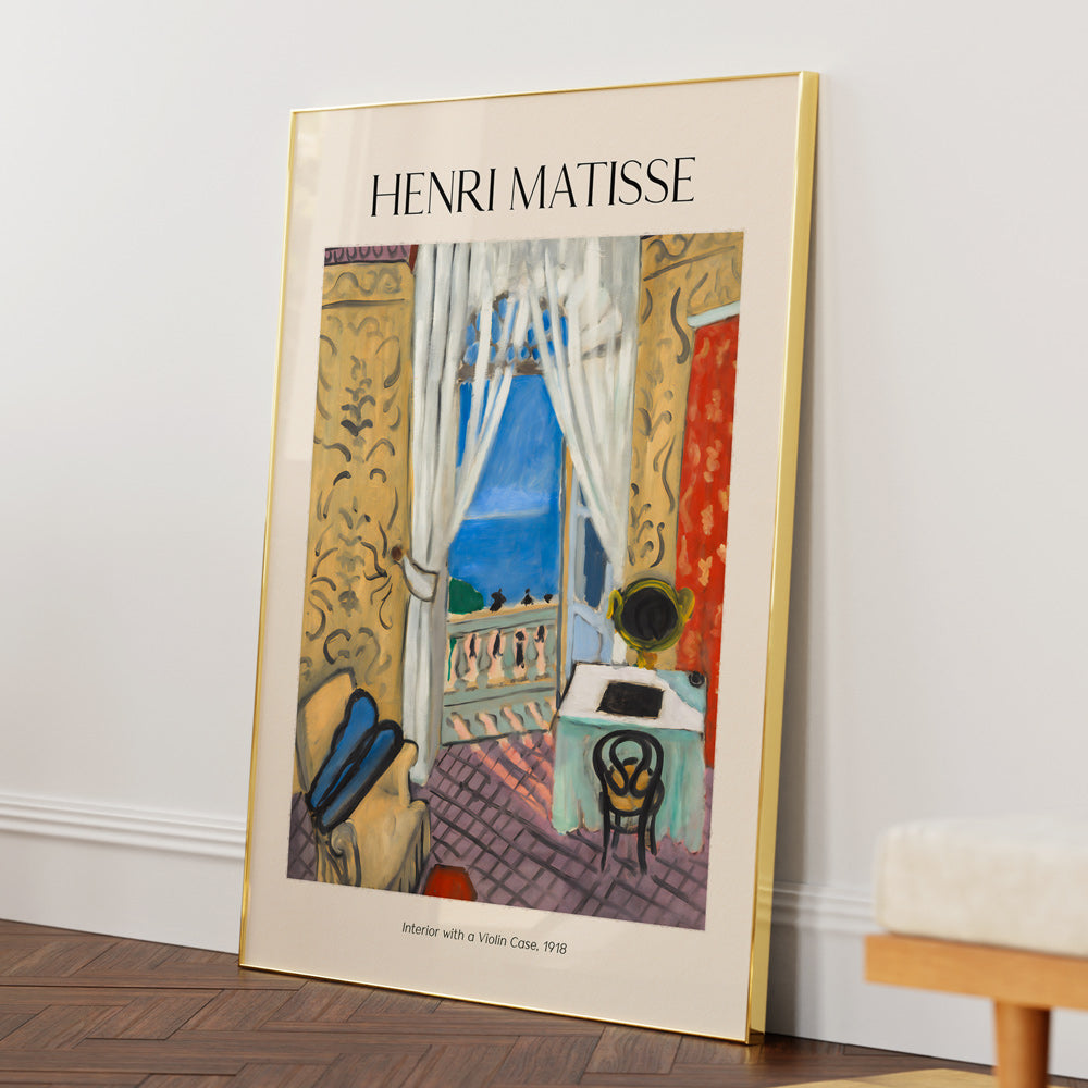 Interior with a Violin Case, 1918 Exhibition Poster - 5XL / Canvas / Rolled Art - Nook At You