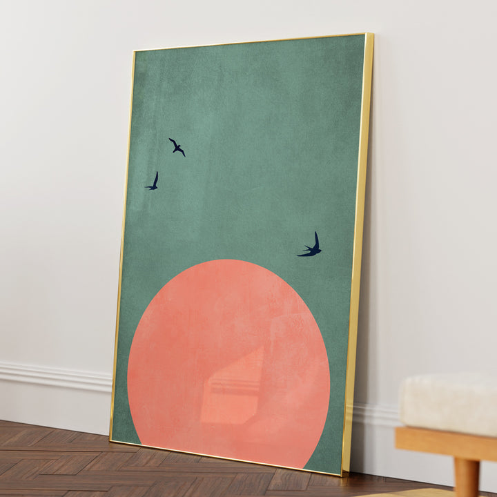 A Beautiful Day Landscape Painting Boho Artwork