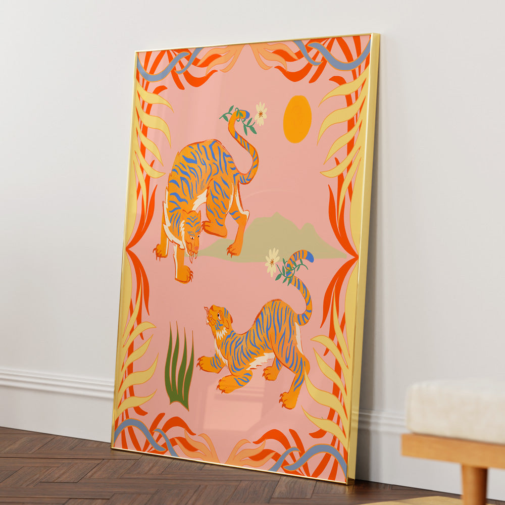 Rawring Playmates Bohemian Artwork