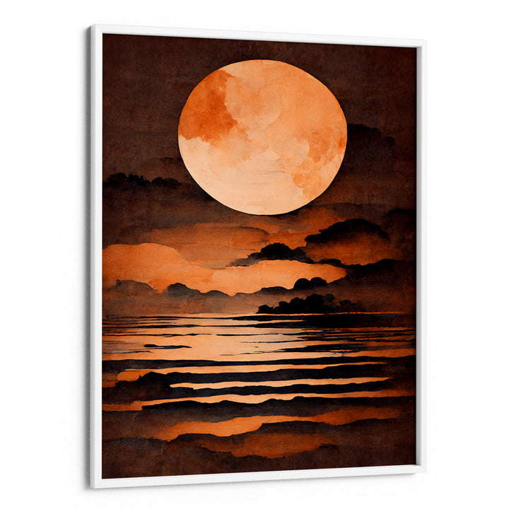 Full Moon Landscape Wall Art Painting Scenery Painting