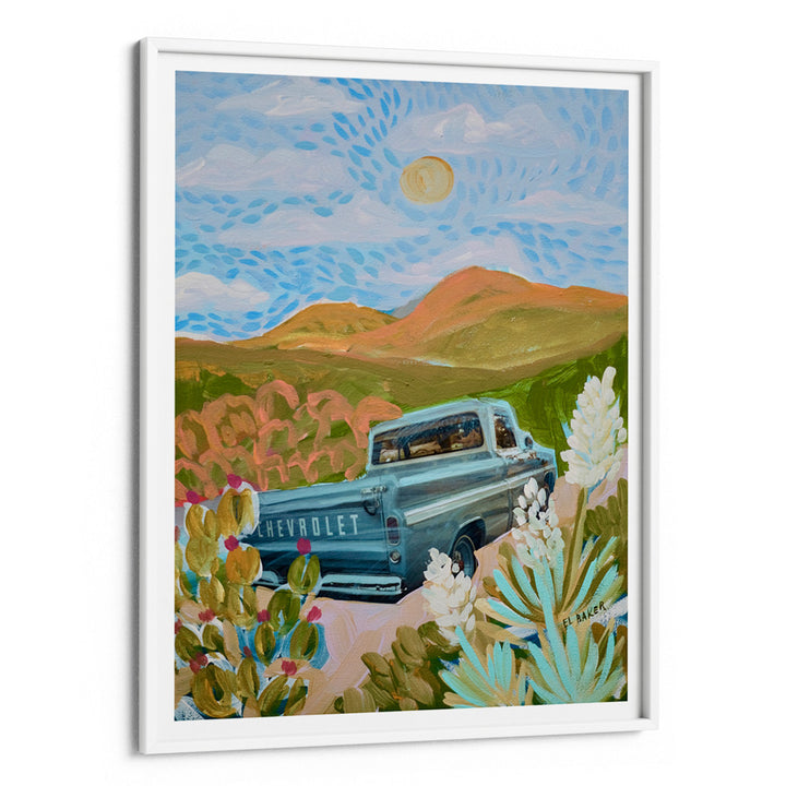 The Drive Back Nature Canvas Paintings