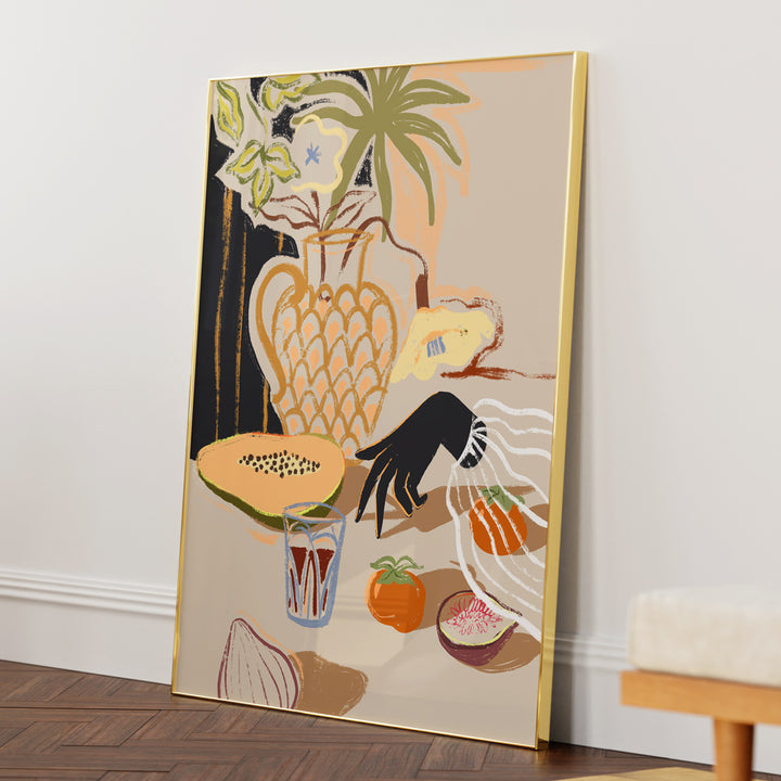 Fruitful Spread Boho Art Painting