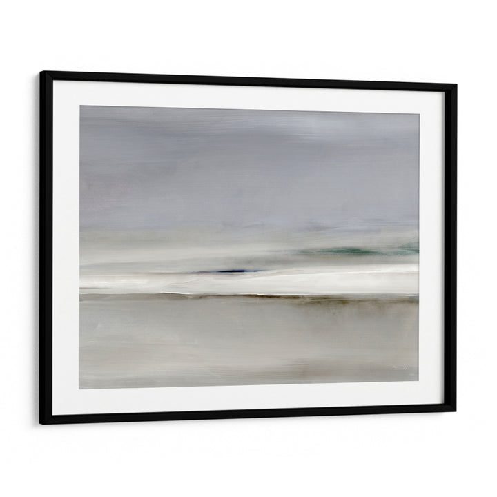 Horizon Abstract Artwork-Black Frame With Mount-Nook At You