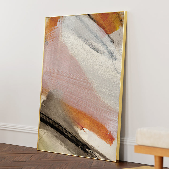 Light Canvas Painting-Gold Metal Frame-Nook At You