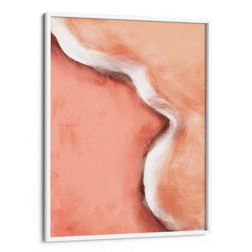 Peachy Wave Landscape Art
