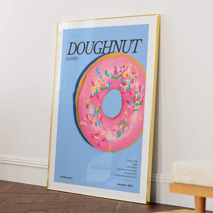 Pink Glaze Doughnut