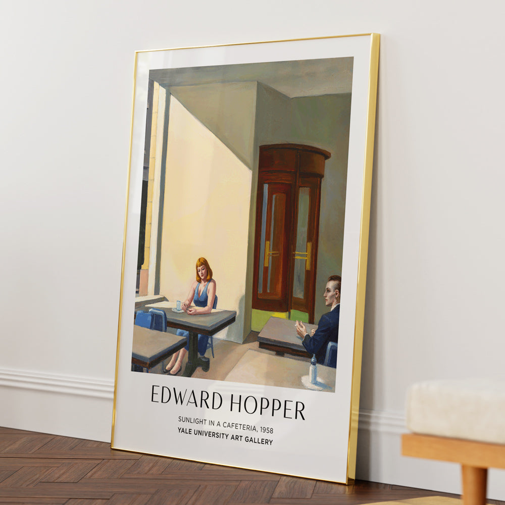Edward Hopper - Sunlight in a cafeteria - XS / Matte Paper / Rolled Art - Nook At You