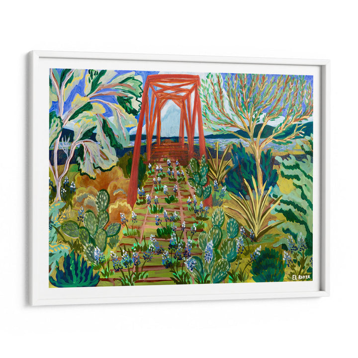 Sarah's Bridge Nature Canvas Paintings