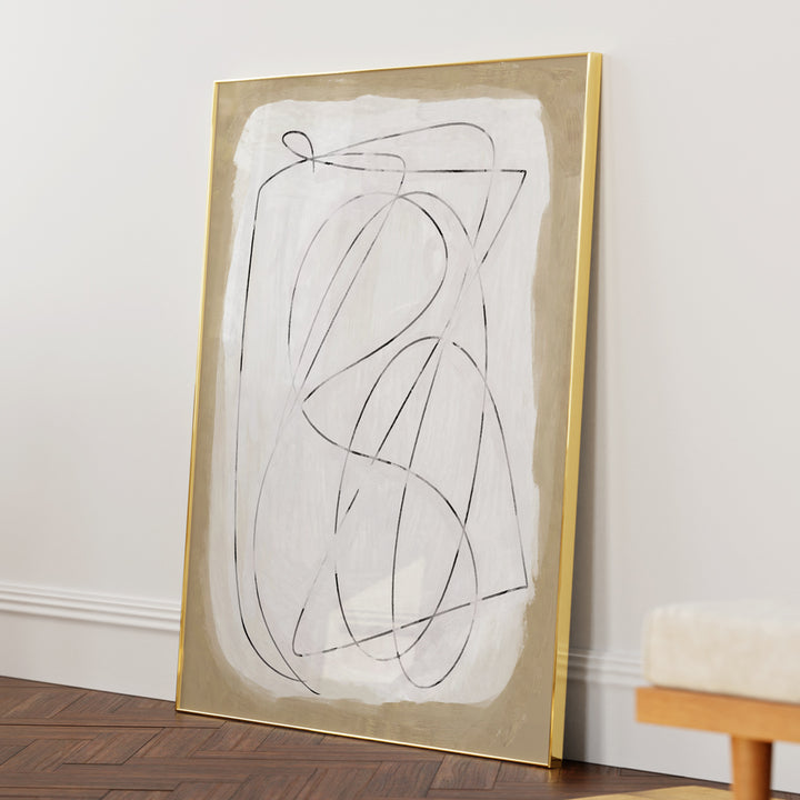 Format Canvas Painting-Gold Metal Frame-Nook At You