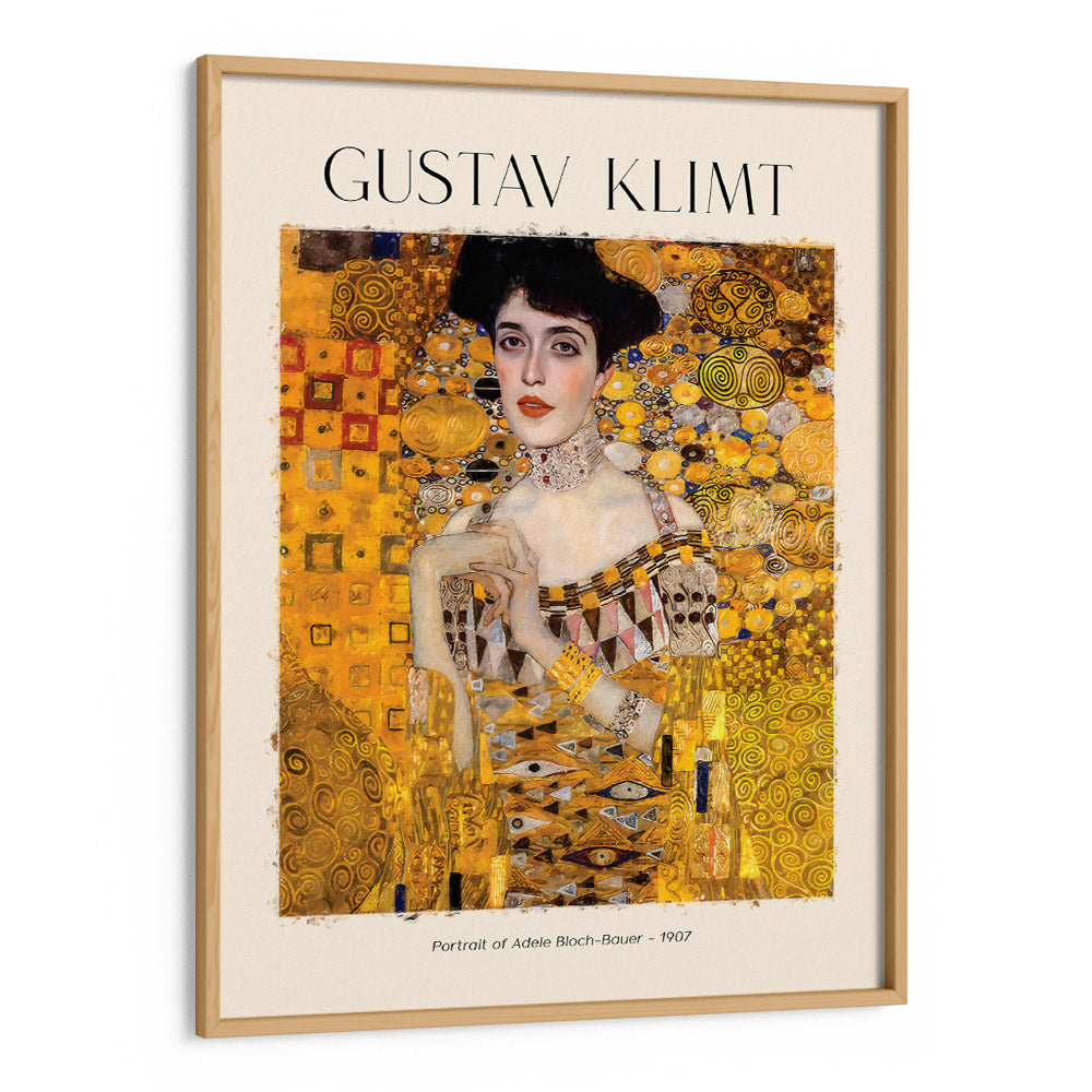 GUSTAV KLIMT - Portrait of Adele Bloch-Bauer I Wall Art Poster - XS / Matte Paper / Rolled Art - Nook At You