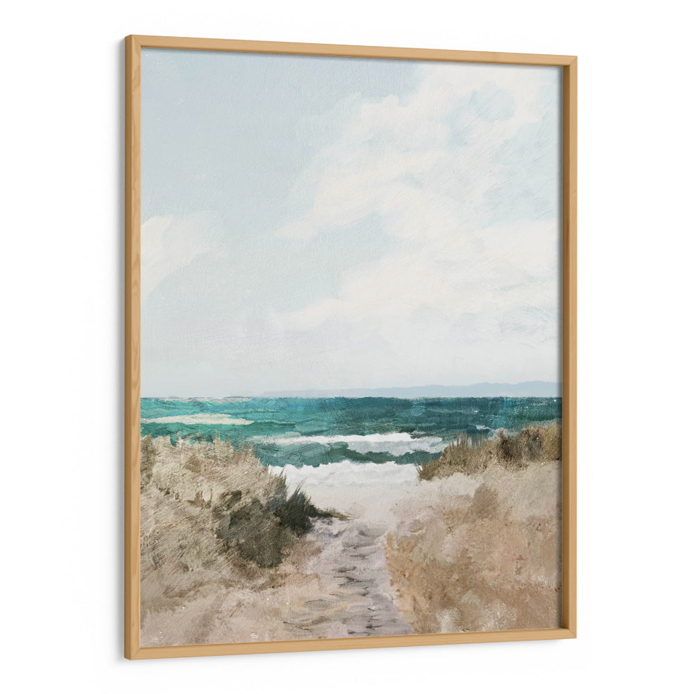 Beach Path Nature Canvas Paintings