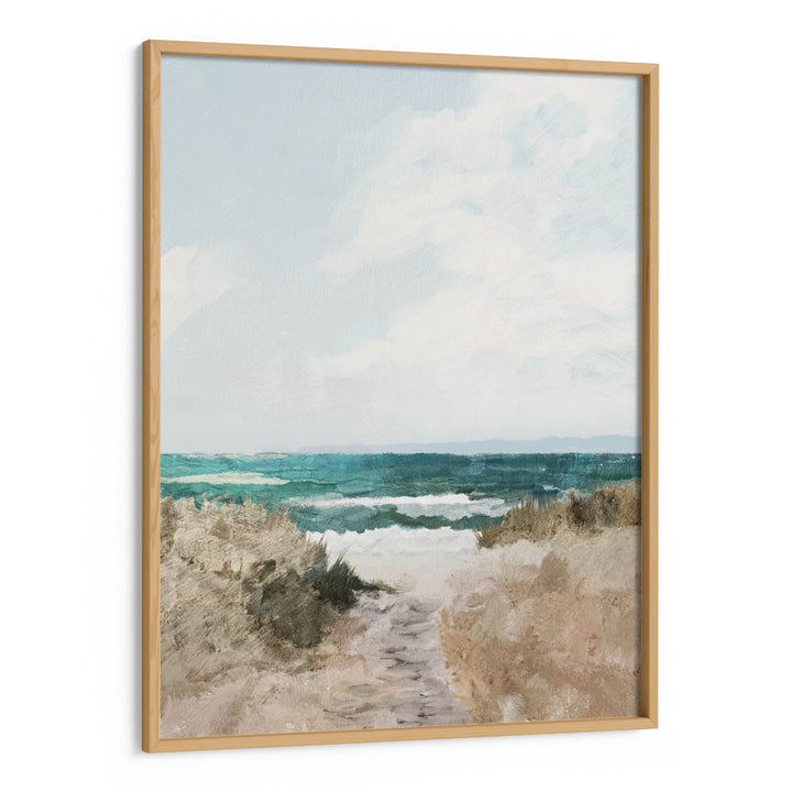 Beach Path Nature Canvas Paintings
