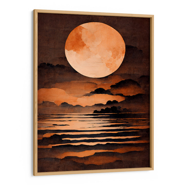 Full Moon Landscape Wall Art Painting Scenery Painting