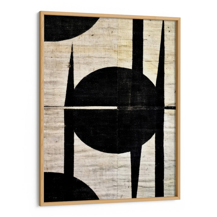 Fixed Circle Abstract Painting-Wooden Frame-Nook At You