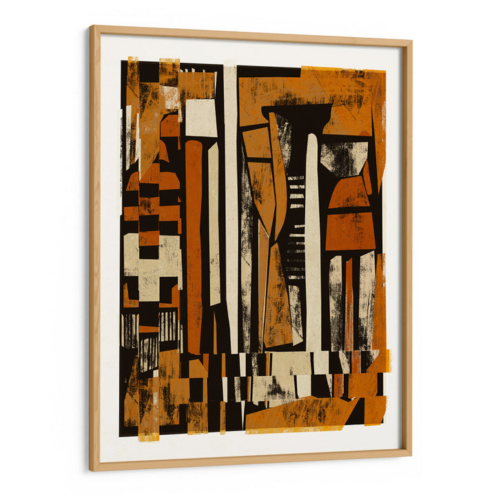 Small Pieces Abstract Painting-Wooden Frame-Nook At You