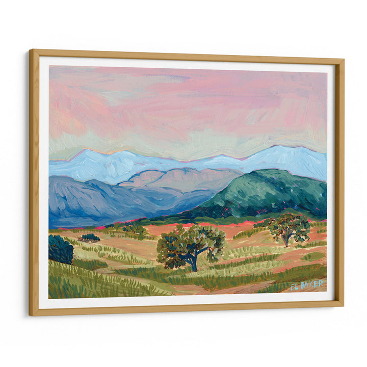 Blush Skies Nature Canvas Paintings