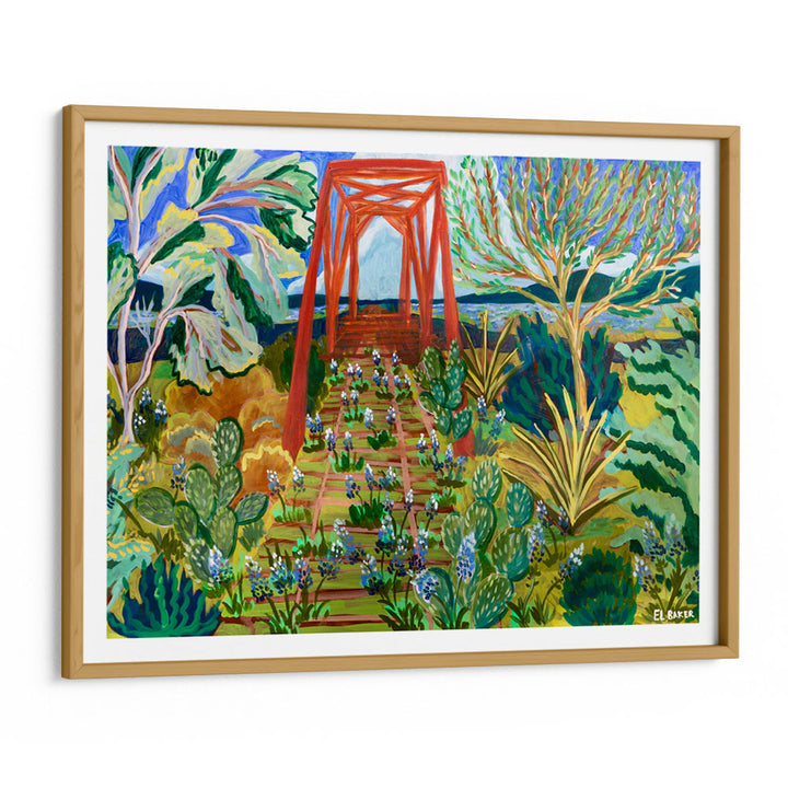 Sarah's Bridge Nature Canvas Paintings