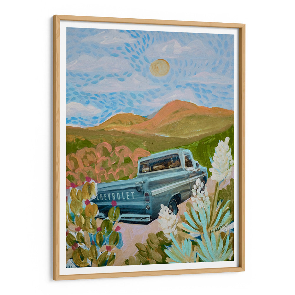 The Drive Back Nature Canvas Paintings