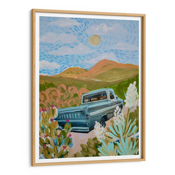 The Drive Back Nature Canvas Paintings