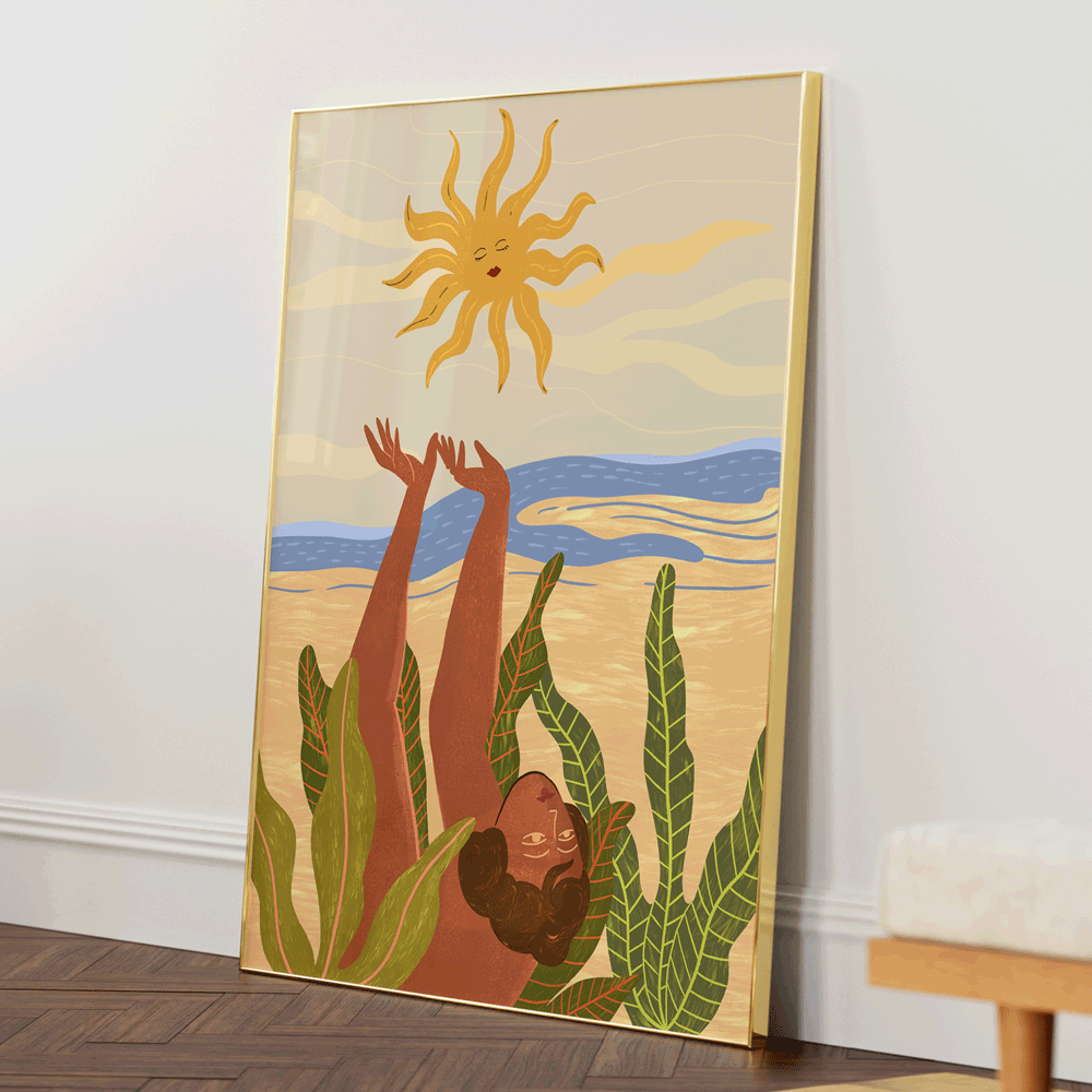 Sun Worship Bohemian Artwork