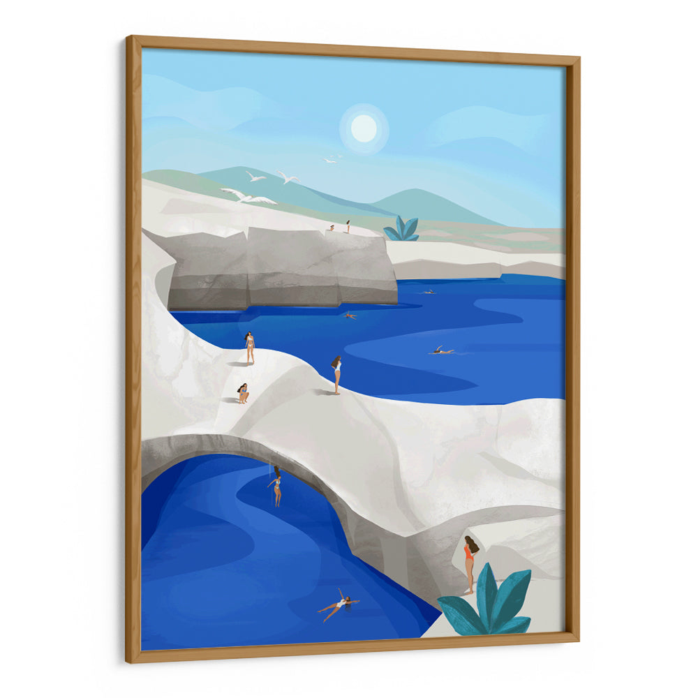 Cliff Jumping – Coastal Landscape Poster for Home Décor - XS / Matte Paper / Rolled Art - Nook At You