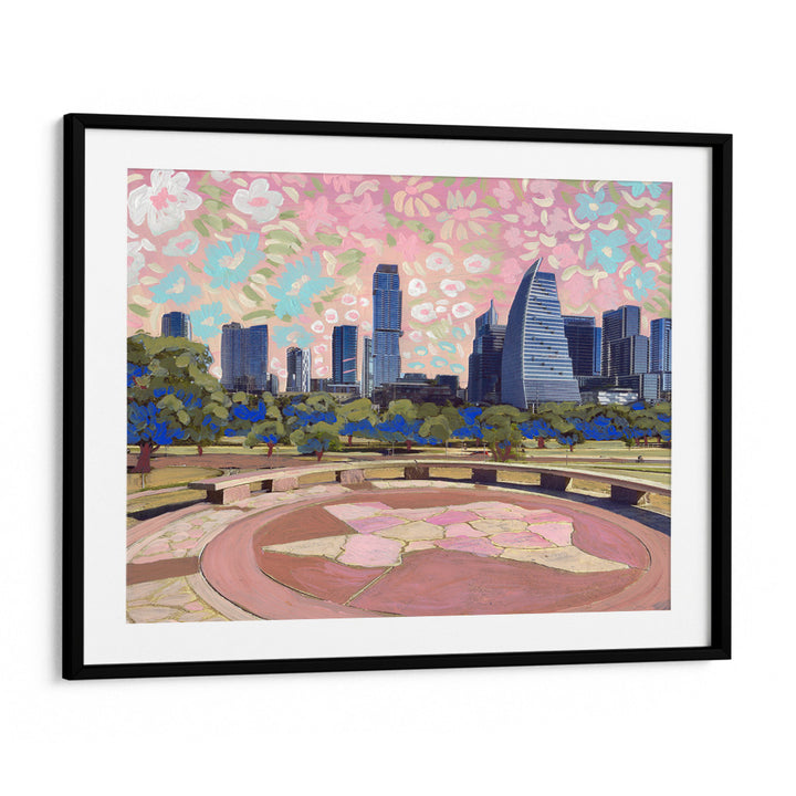Pink Metropolitan Landscape Art