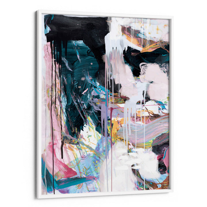 Statement No. 2 Canvas Painting-White Frame-Nook At You
