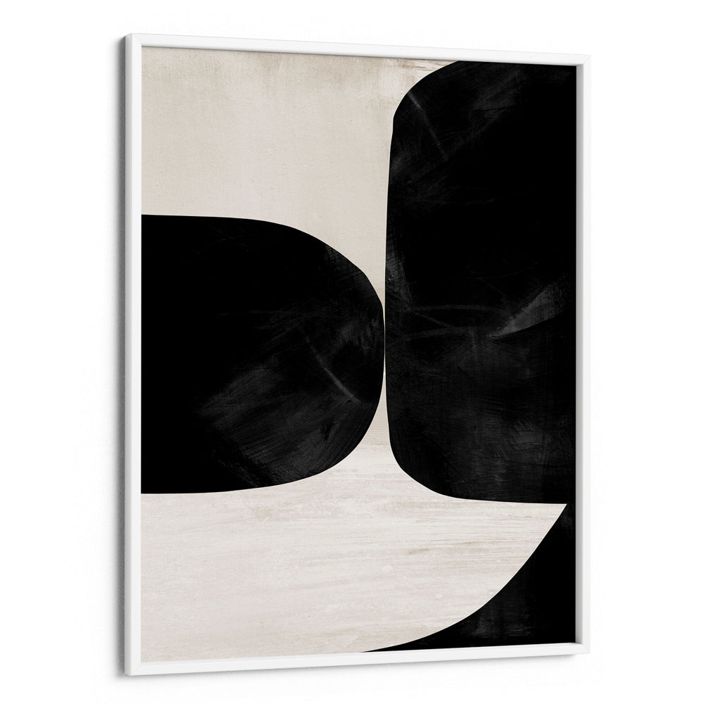Night No. 2 Abstract Artwork-White Frame-Nook At You