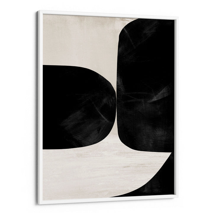 Night No. 2 Abstract Artwork-White Frame-Nook At You