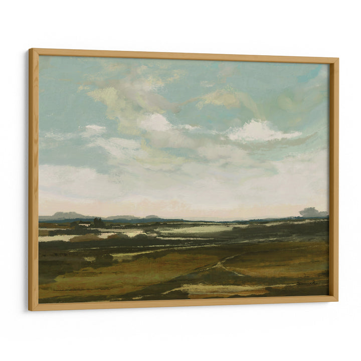 Landscape By Dan Hobday Canvas Painting-Wooden Frame-Nook At You