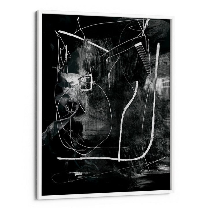Mono Canvas Painting-White Frame-Nook At You