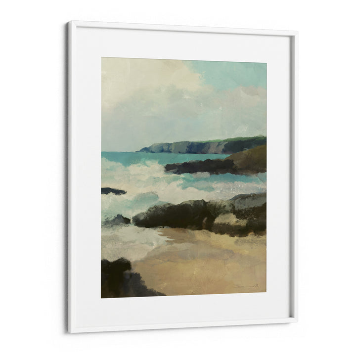 Rocky Beach Landscape Art-Nook At You