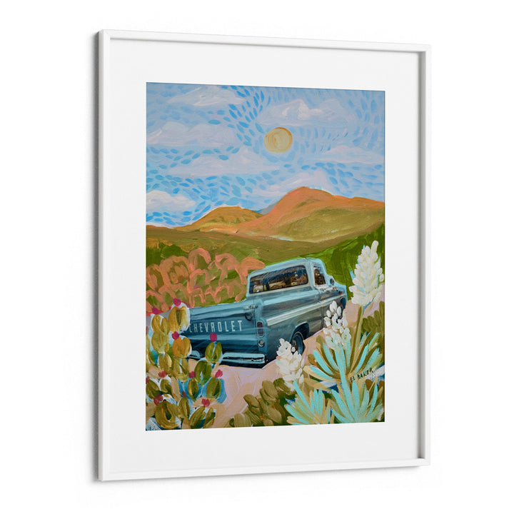 The Drive Back Nature Canvas Paintings