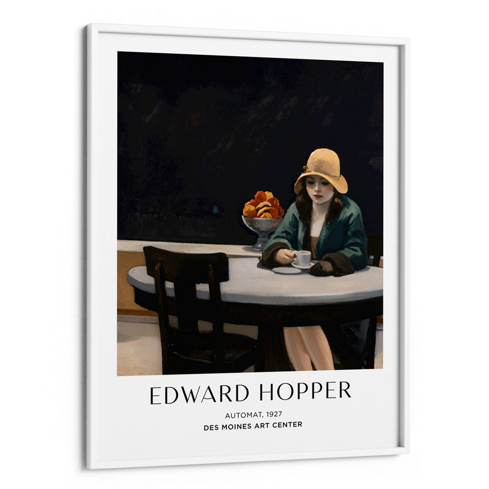 Automat Hooper Edward Hopper Automat Exhibition Poster | Timeless American Realism ...