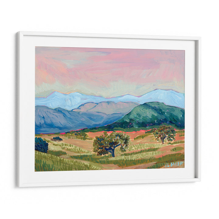 Blush Skies Nature Canvas Paintings