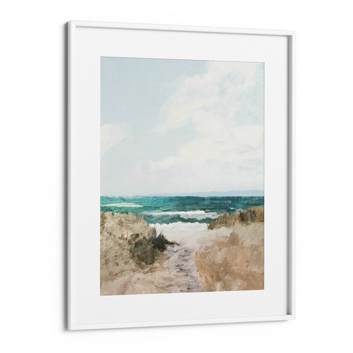 Beach Path Nature Canvas Paintings