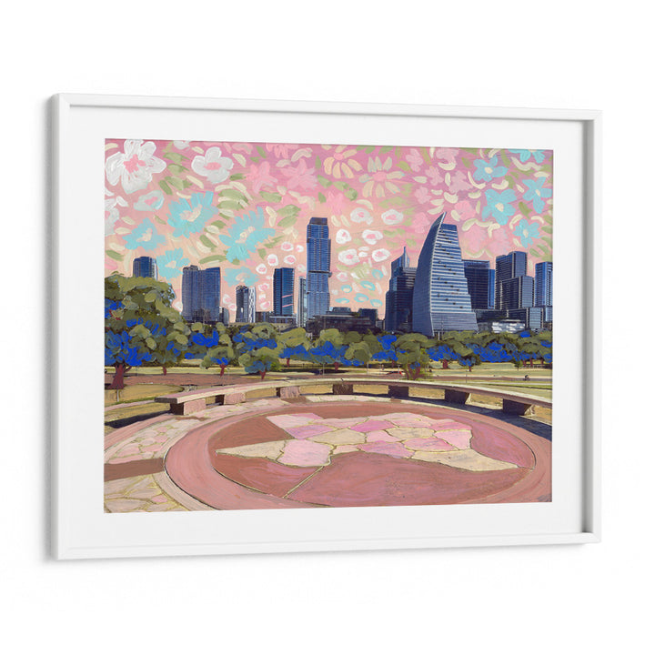 Pink Metropolitan Landscape Art